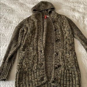 H&M toggle sweater with hood